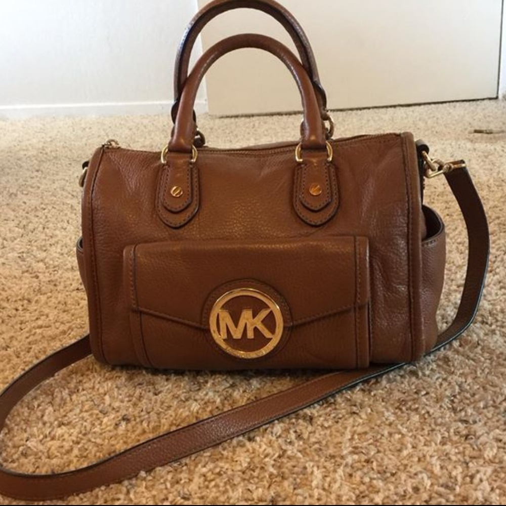 Michael Kors Margo Satchel - Tan